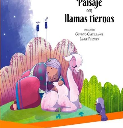 Paisaje con llamas tiernas