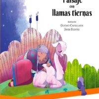 Paisaje con llamas tiernas